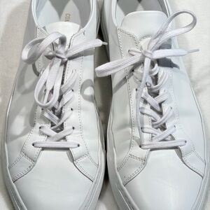 Common Projects Men's Achilles Low White Italian Leather Sneakers Size 42/9 EUC